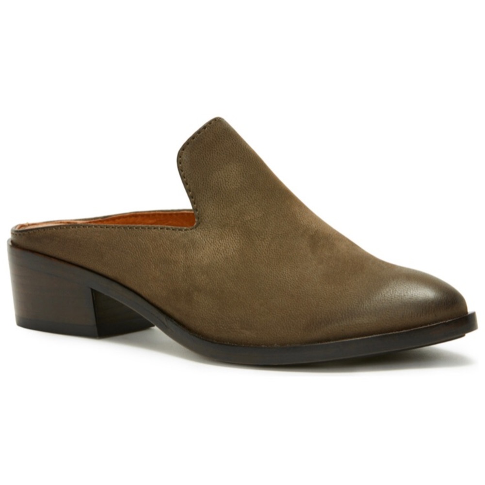 Frye Light Brown Mules